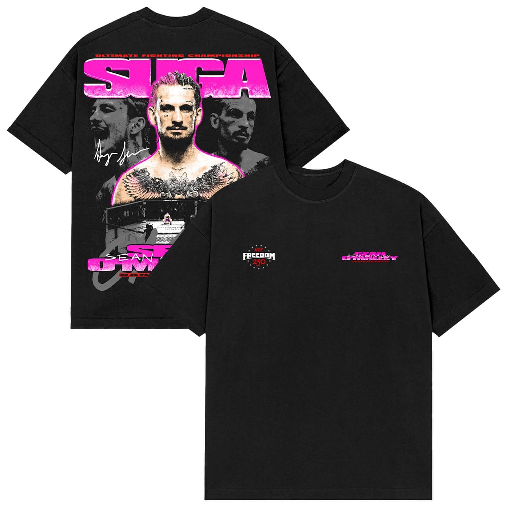 UFC ショーン・オマリー UFC フリーダム250 Tシャツ - ブラック - メンズ