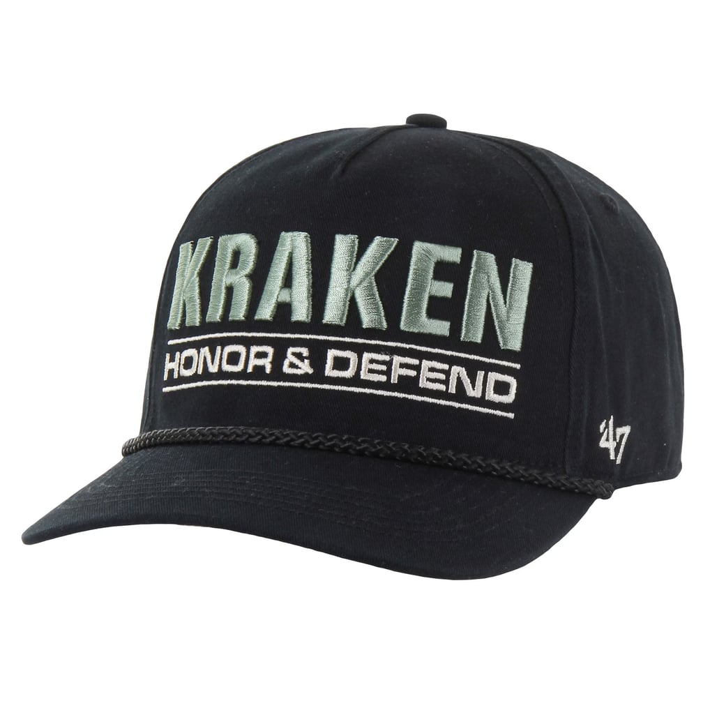 Men's Seattle Kraken '47 Black OHT Military Appreciation Homeland Honor and Defend Hitch Adjustable Hat