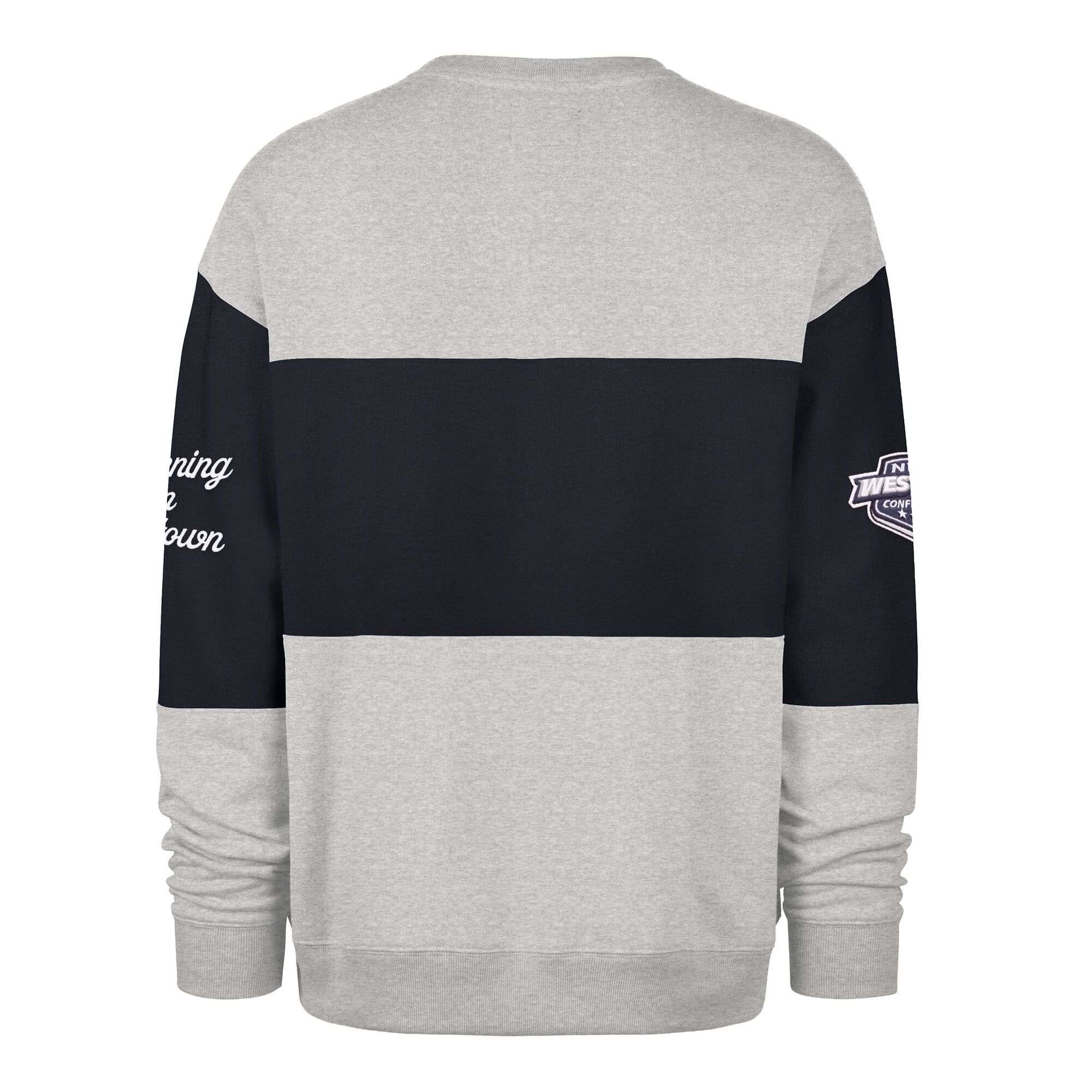 Men's '47  Gray Seattle Kraken Fall Maximilist Crew Sweatshirt