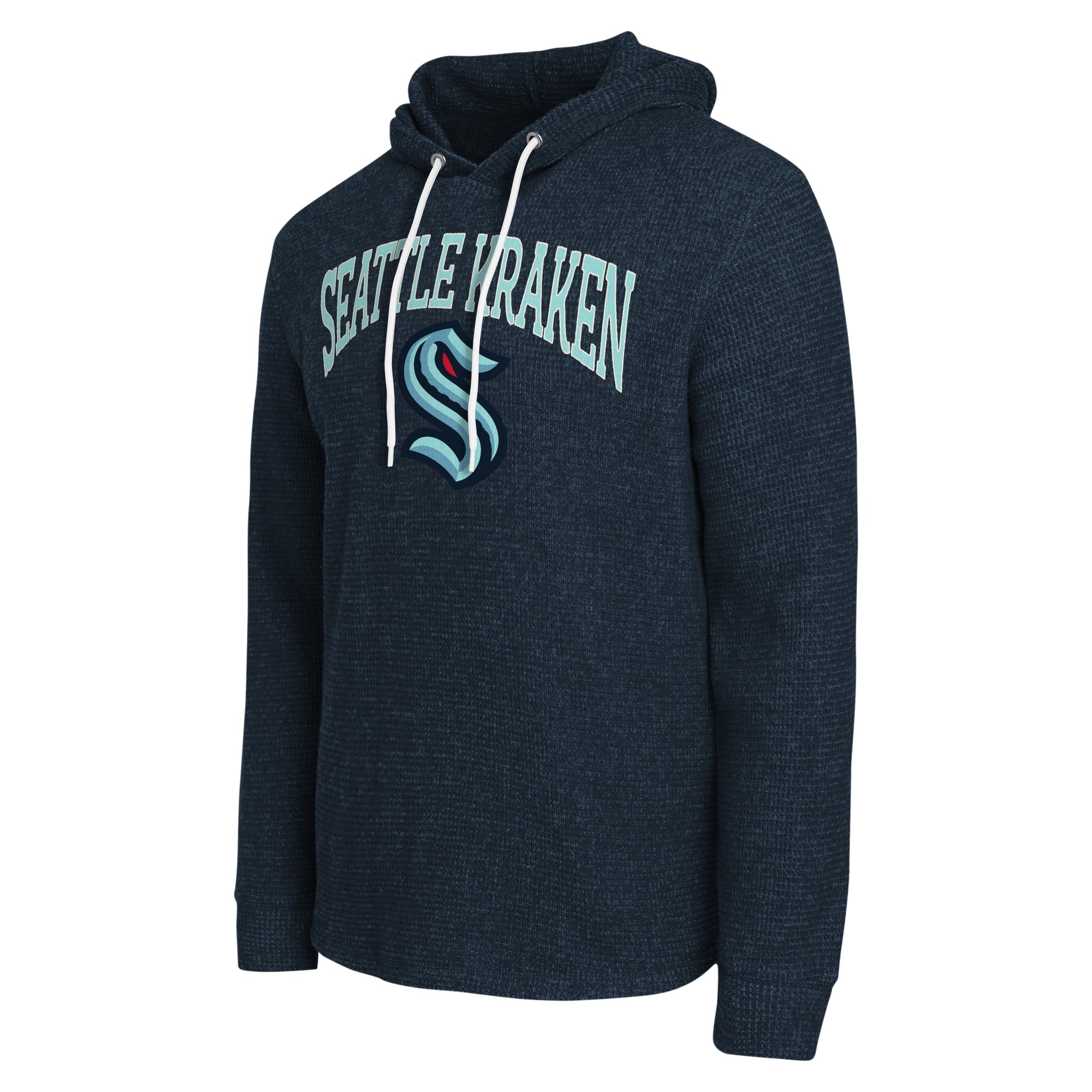 Collection Darius Rucker pour homme par Fanatics T-shirt à manches longues et capuche en maille gaufrée Seattle Kraken bleu profond