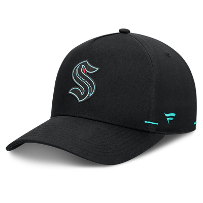 Casquette Seattle Kraken Fanatics Alternate Authentic Pro Rink A-Frame ajustable - Noire