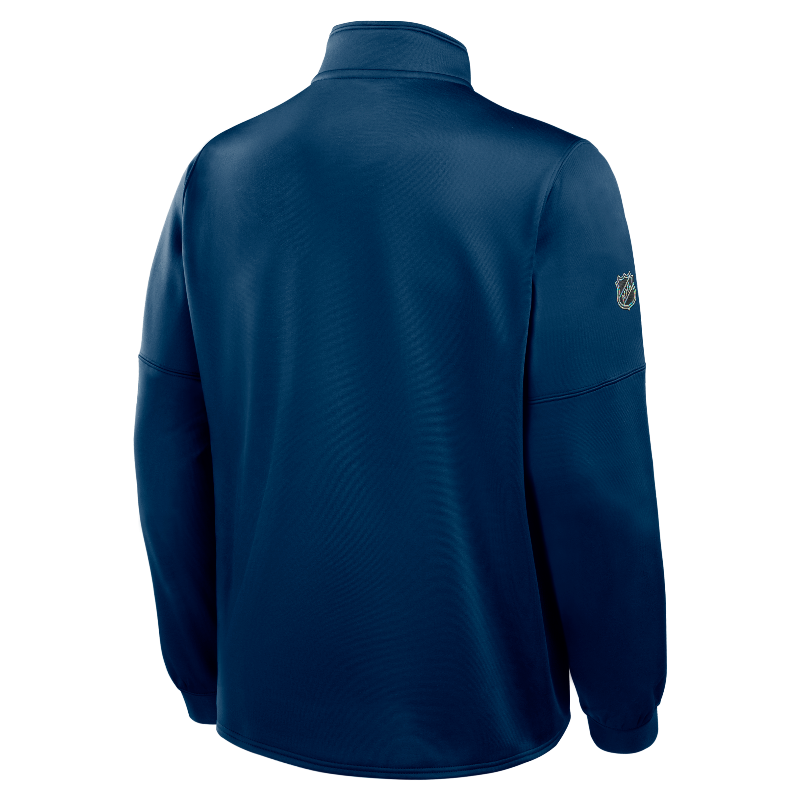 Veste polaire zippée intégrale Fanatics Deep Sea Blue Seattle Kraken Authentic Pro Rink pour homme