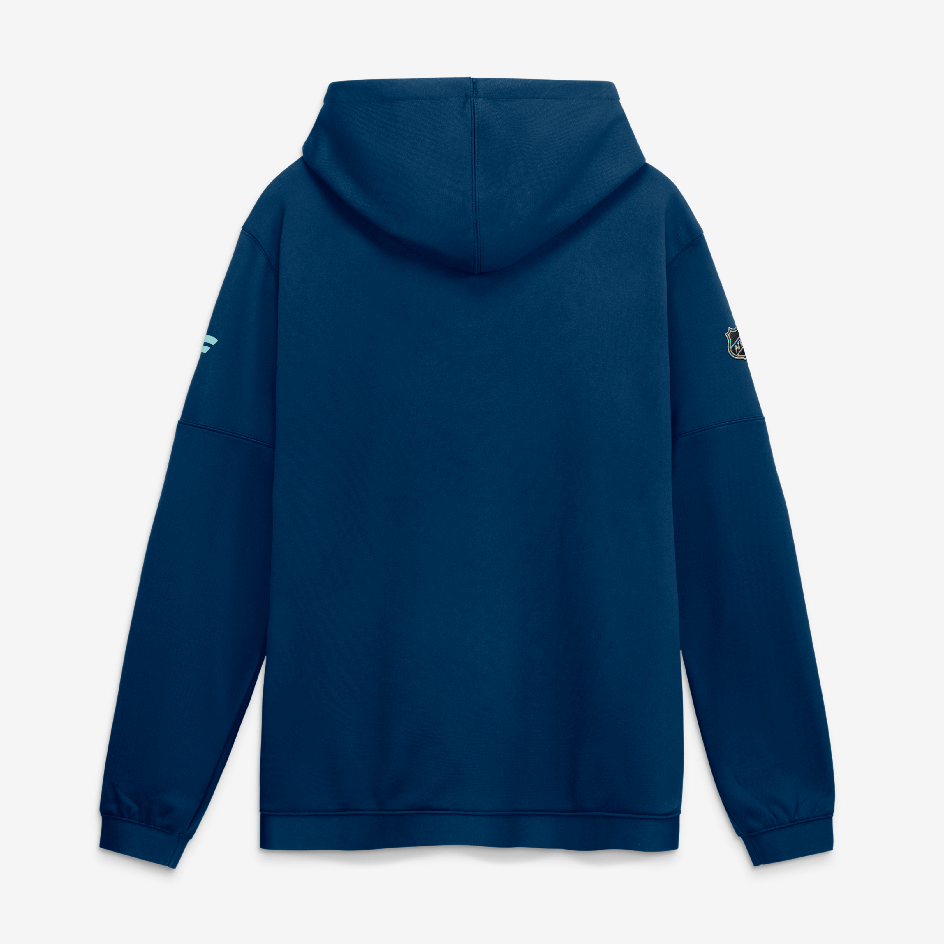 Men's Fanatics Deep Sea Blue Seattle Kraken Authentic Pro Rink Fleece Pullover Hoodie