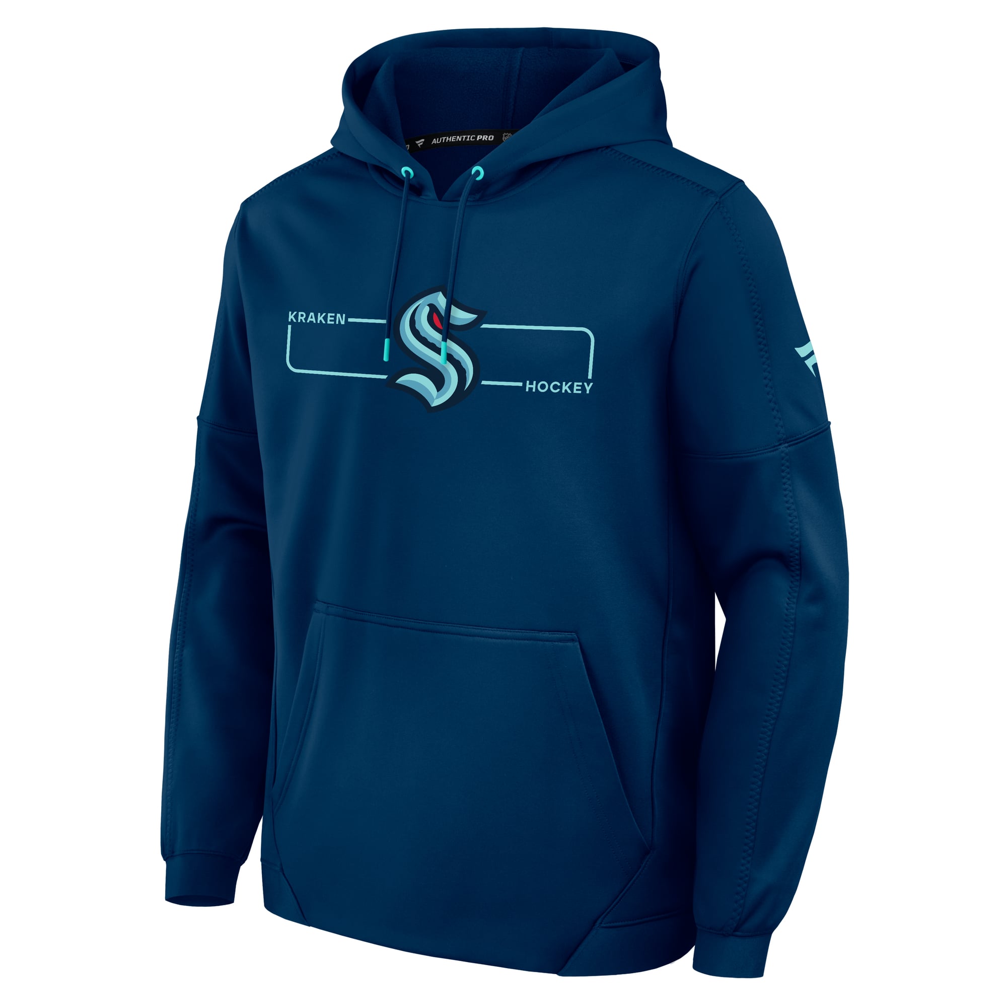 Sweat à capuche polaire authentique Seattle Kraken Pro Rink bleu profond pour homme de Fanatics