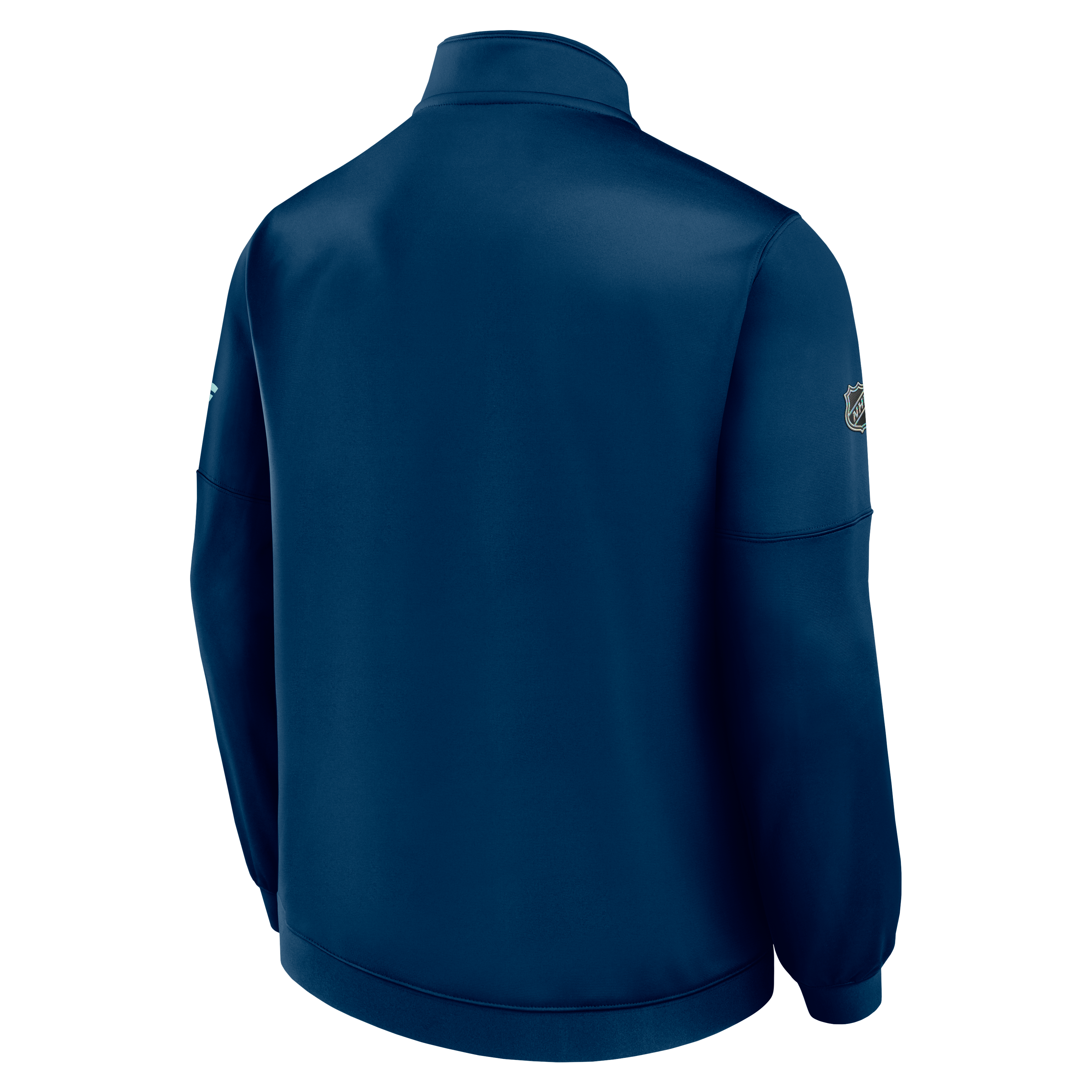Men's Fanatics Deep Sea Blue Seattle Kraken Authentic Pro Rink Fleece Quarter-Zip Pullover