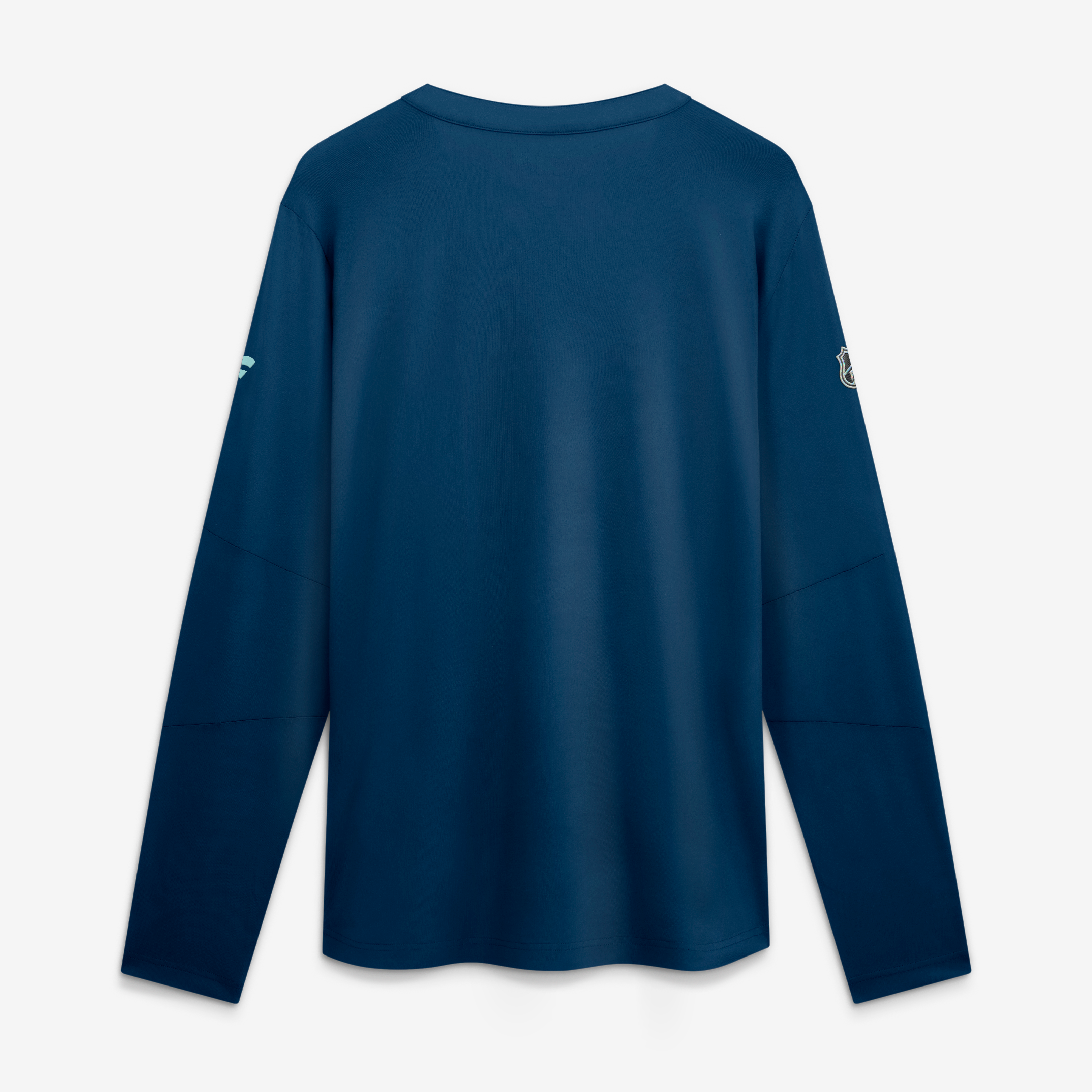 Men's Fanatics Deep Sea Blue Seattle Kraken Authentic Pro Rink Tech Long Sleeve T-Shirt