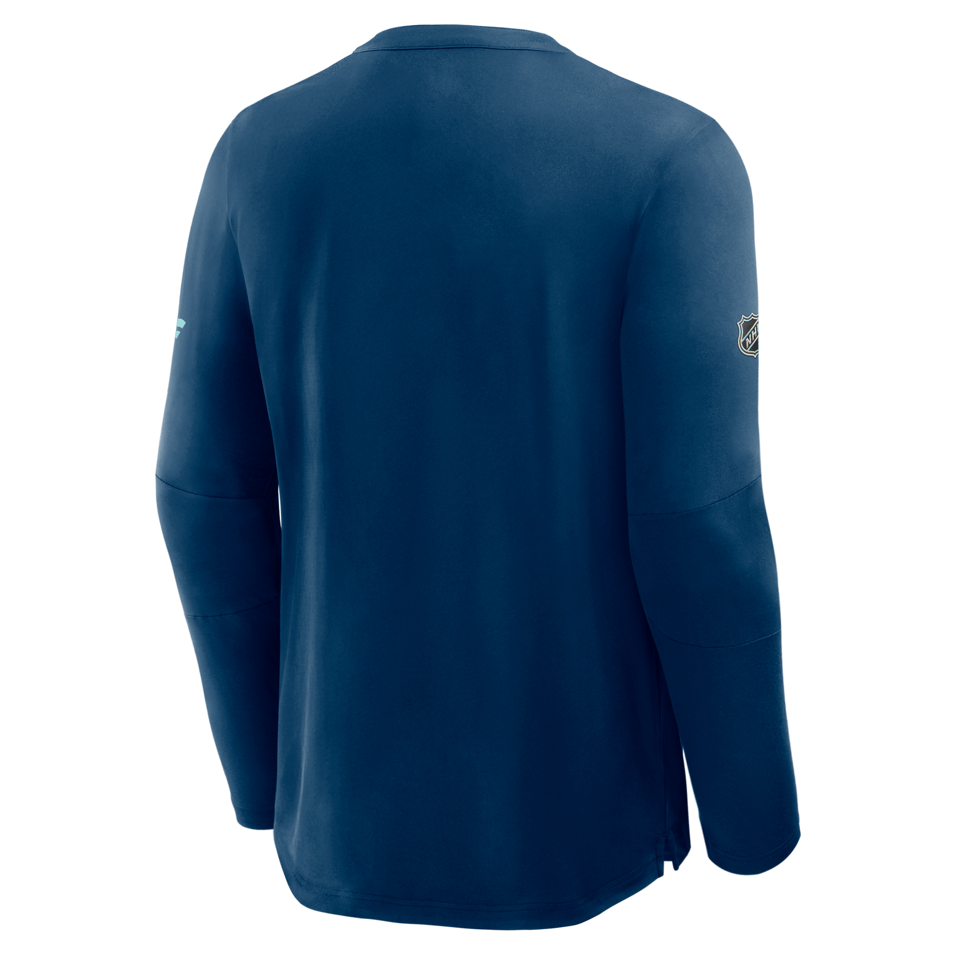 Men's Fanatics Deep Sea Blue Seattle Kraken Authentic Pro Rink Tech Long Sleeve T-Shirt