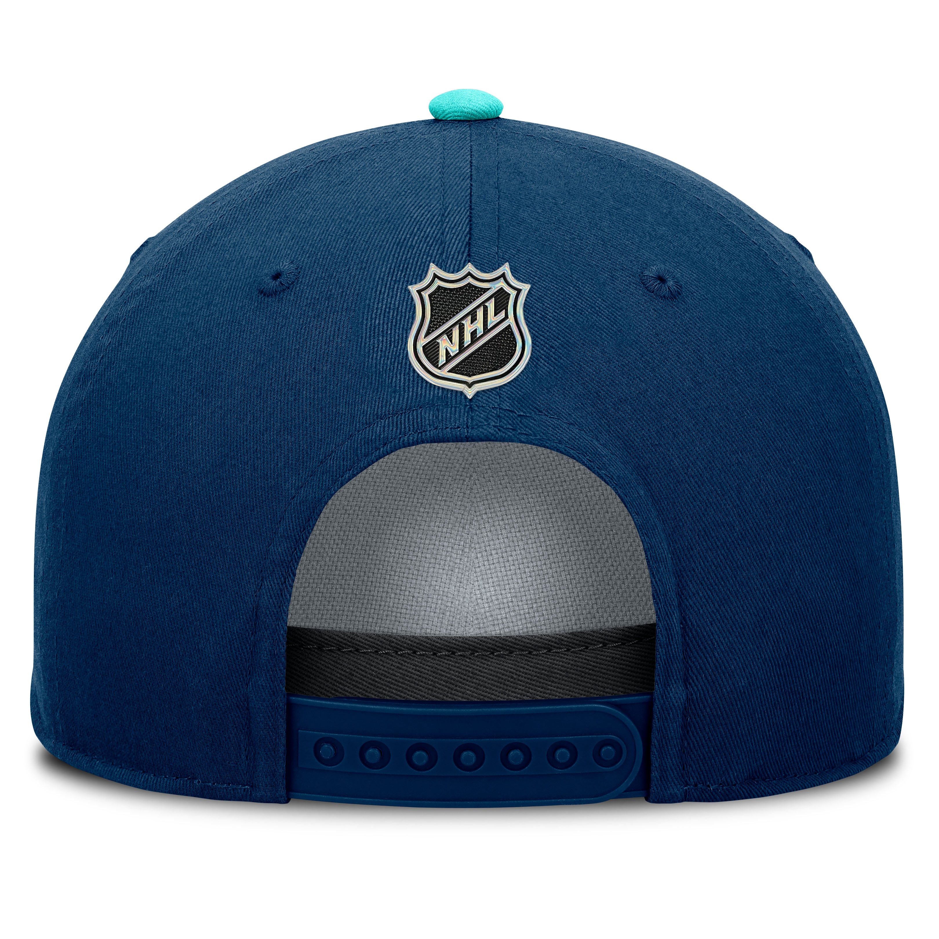 Casquette Fanatics bleu clair Seattle Kraken Authentic Pro Rink à monture A ajustable