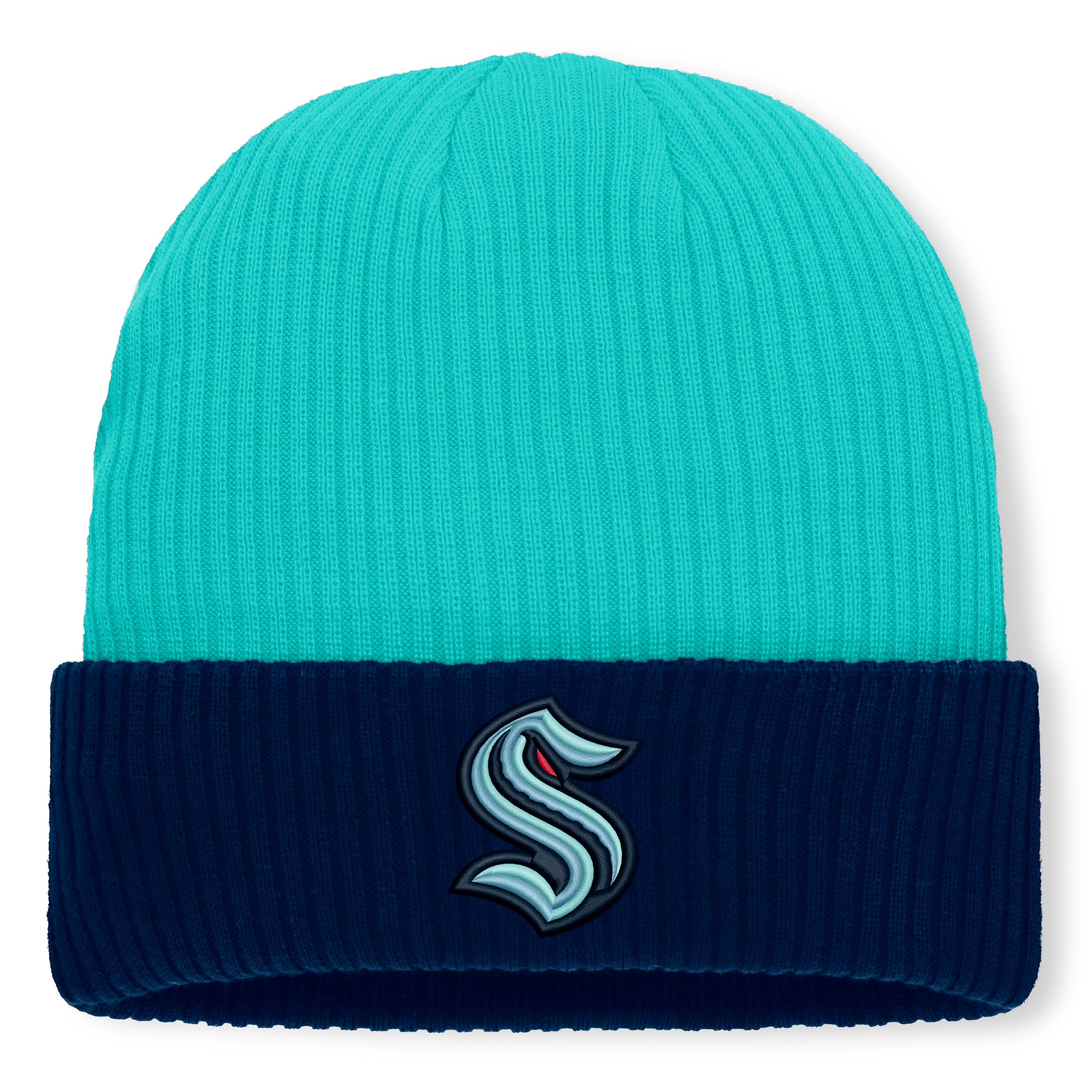 Bonnet à revers Fanatics bleu clair Seattle Kraken Authentic Pro Rink pour homme