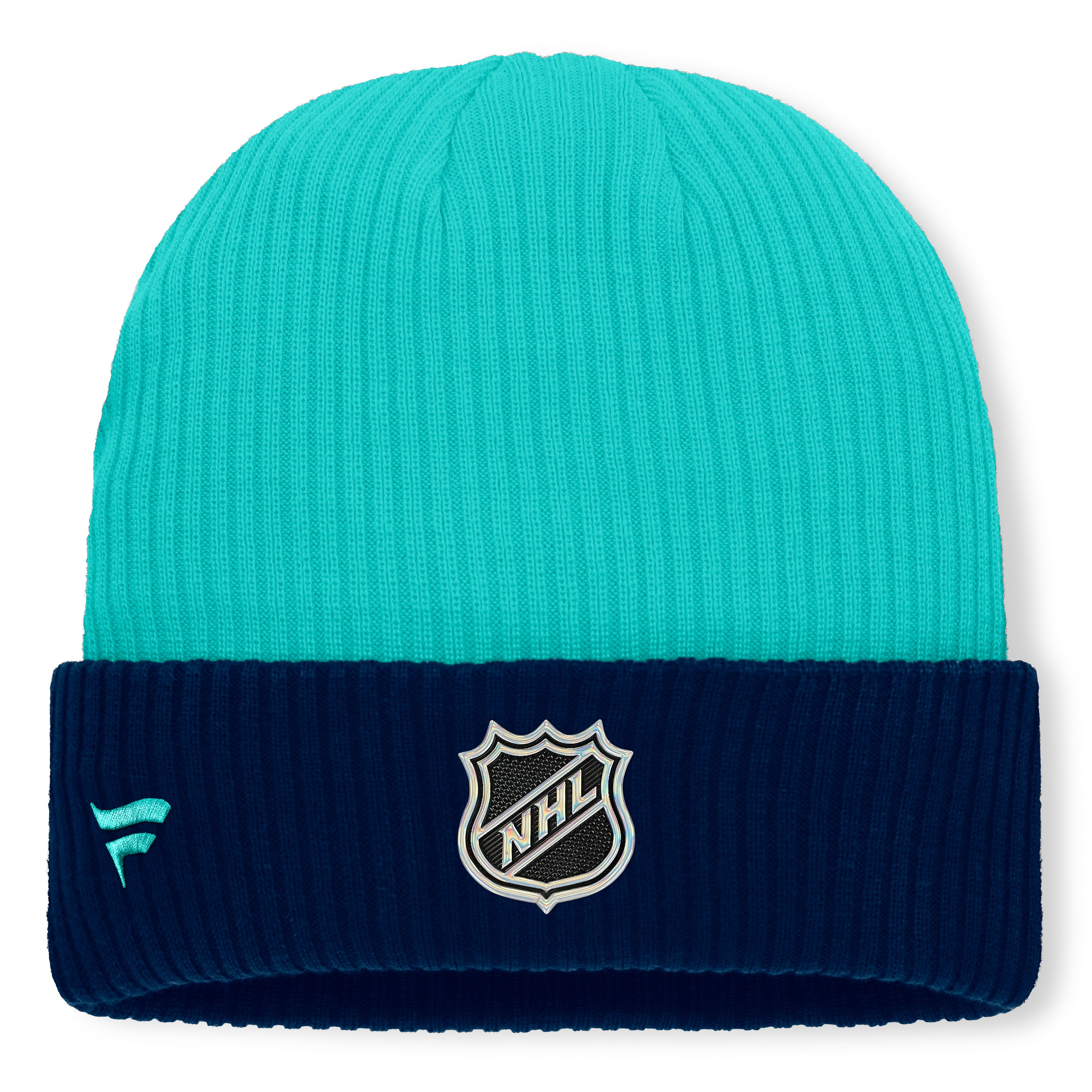 Bonnet à revers Fanatics bleu clair Seattle Kraken Authentic Pro Rink pour homme