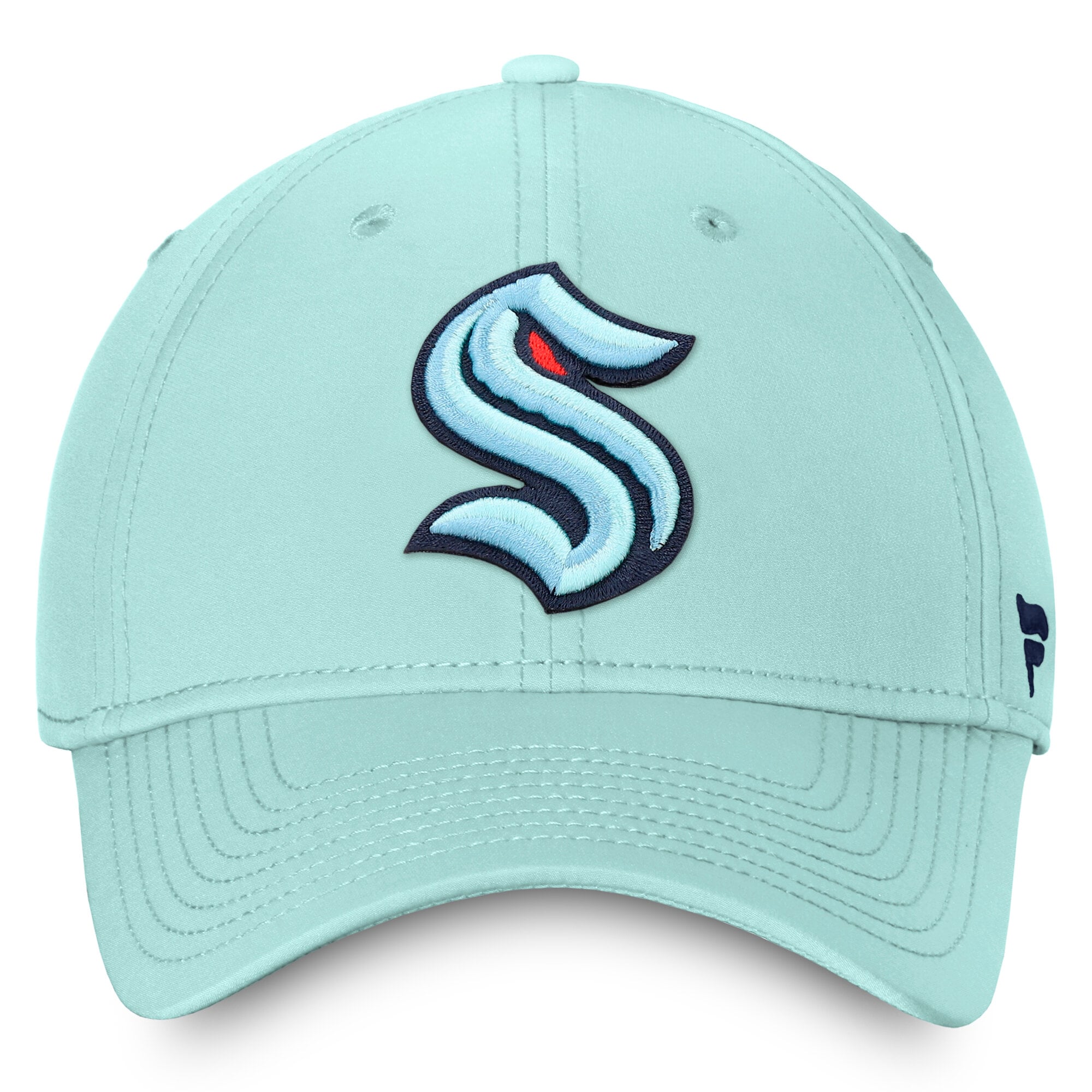 Men's Fanatics Light Blue Seattle Kraken Core Primary Logo Flex Hat
