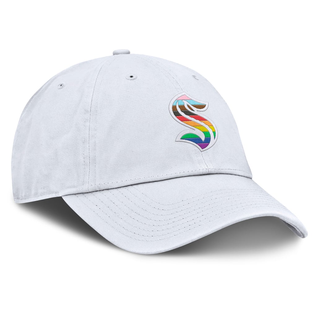 ? NHL Seattle Kraken White Adjustable Cap Seattle Kraken Manchester Hat – Seattle Hockey Team Store main image 3
