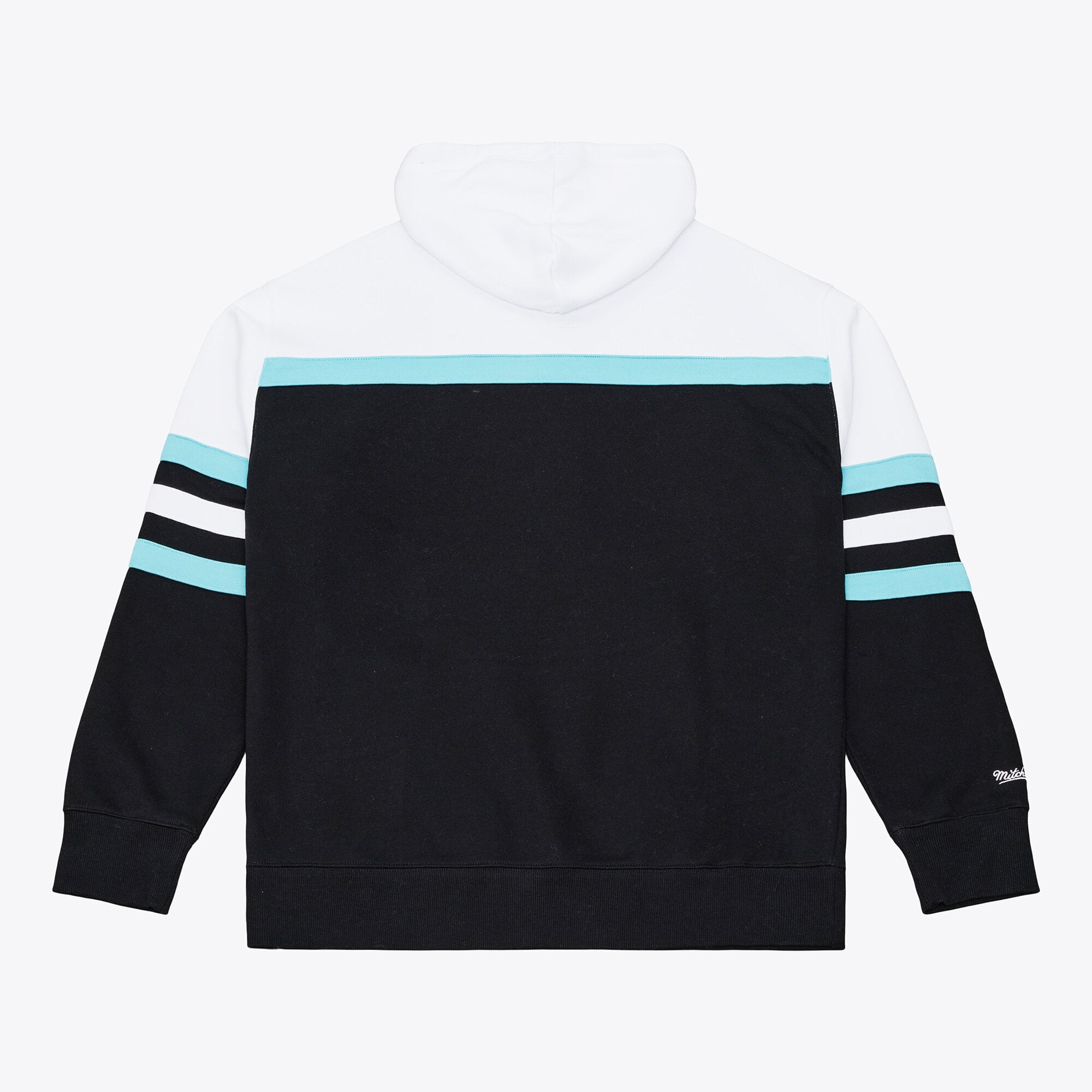 Sweat à capuche Mitchell & Ness noir pour homme, modèle Seattle Kraken Head Coach