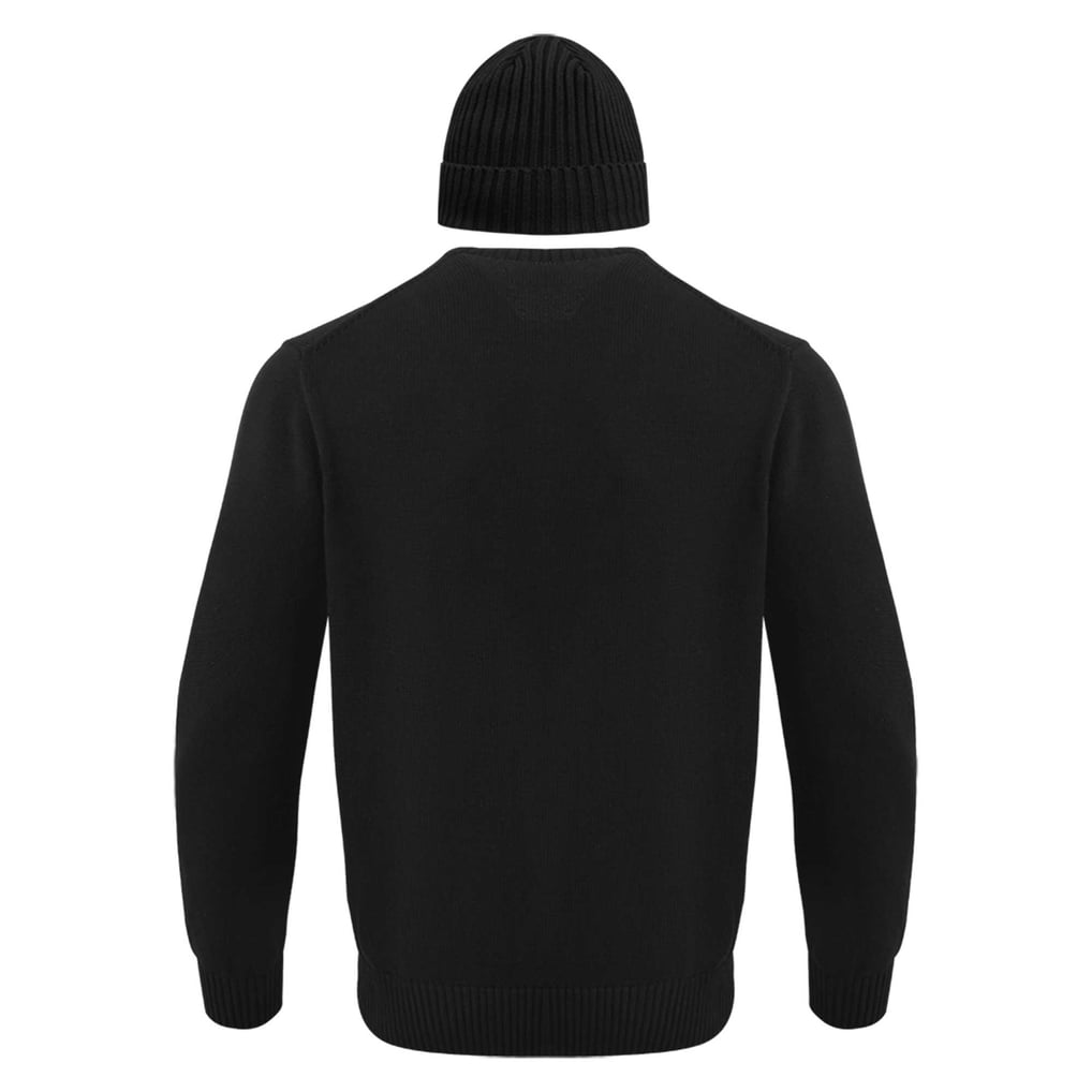 Men's Seattle Kraken Pro Standard Black Pullover Sweater & Cuffed Knit Hat Box Gift Set