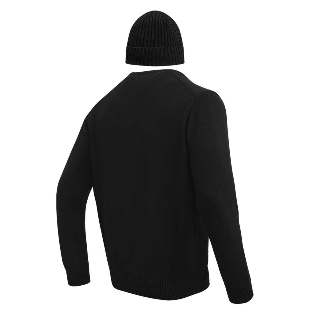 Men's Seattle Kraken Pro Standard Black Pullover Sweater & Cuffed Knit Hat Box Gift Set