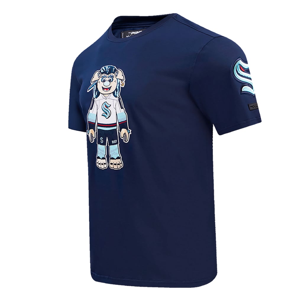 Men's Seattle Kraken Pro Standard Deep Sea Blue Mascot T-Shirt