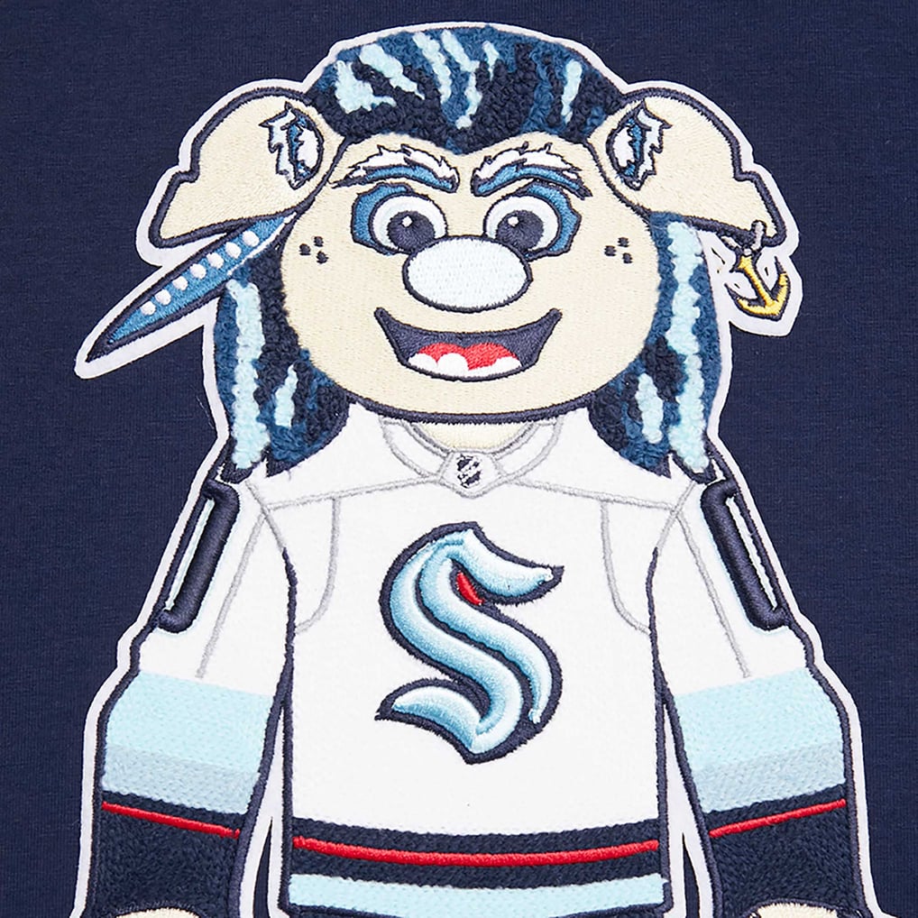 Men's Seattle Kraken Pro Standard Deep Sea Blue Mascot T-Shirt