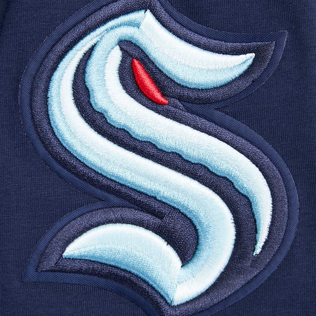 Men's Seattle Kraken Pro Standard Deep Sea Blue Mascot T-Shirt