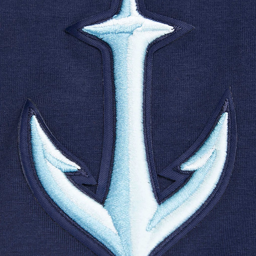 Men's Seattle Kraken Pro Standard Deep Sea Blue Mascot T-Shirt