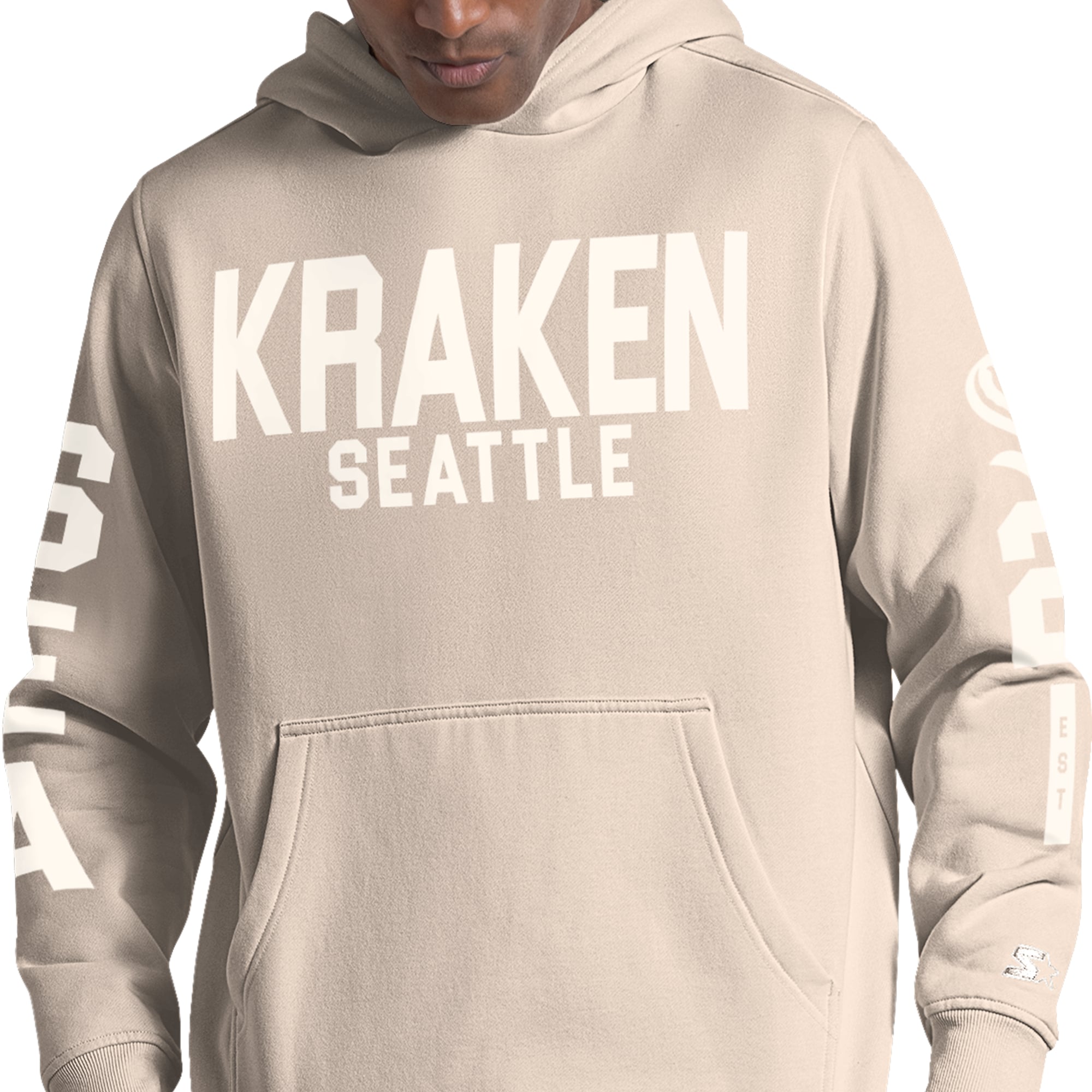 Sweat à capuche Starter Tan Seattle Kraken pour homme