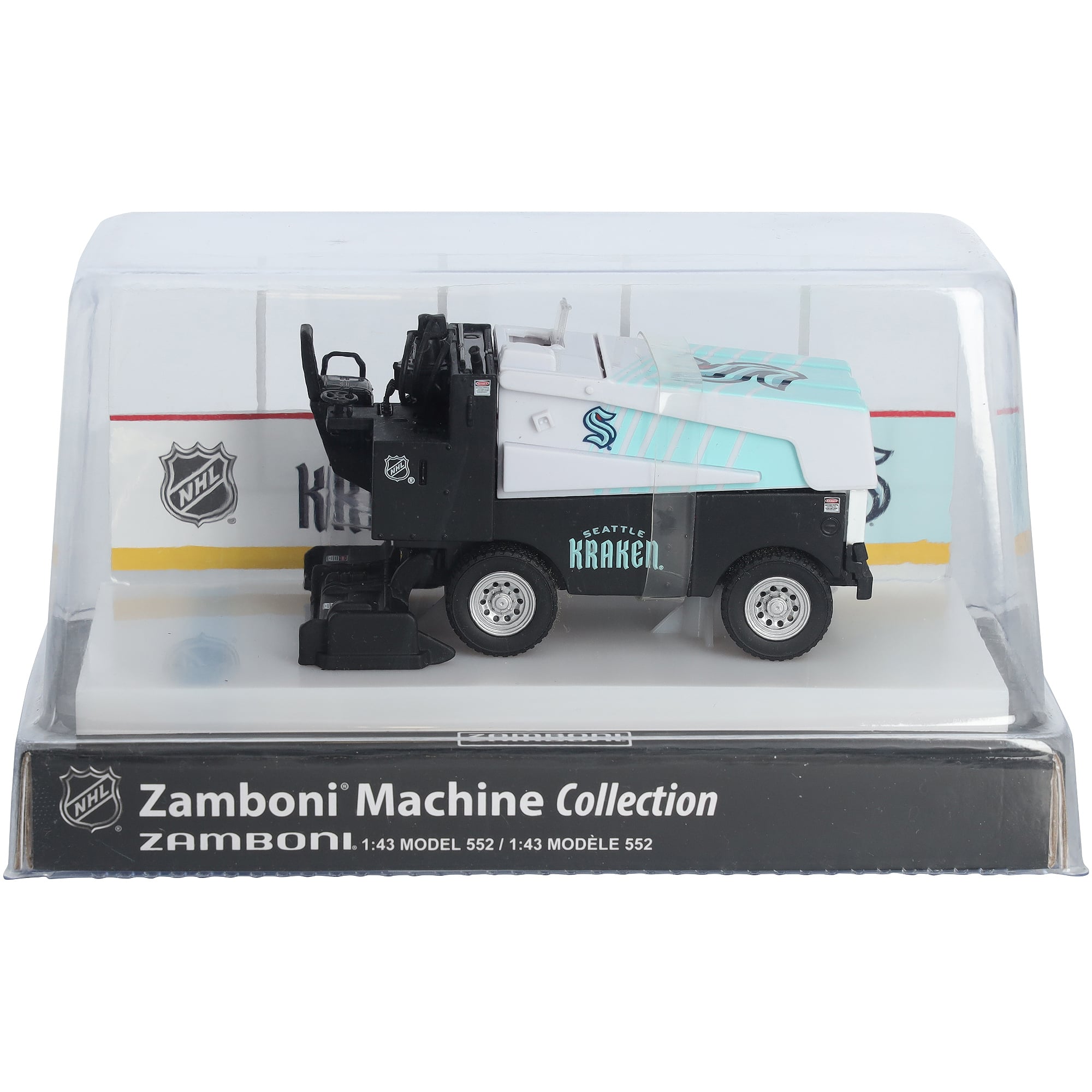 Zamboni miniature en métal moulé sous pression à l'échelle 1:43, Seattle Kraken, saison 2026-2027