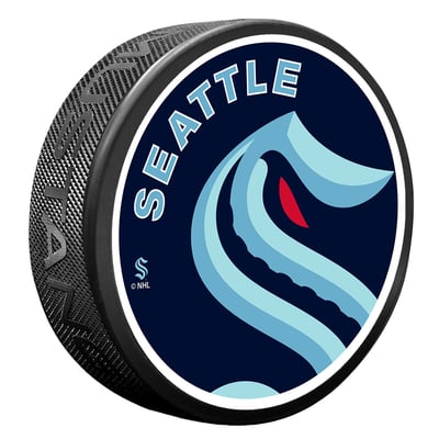 Seattle Kraken Icon Hockey Puck