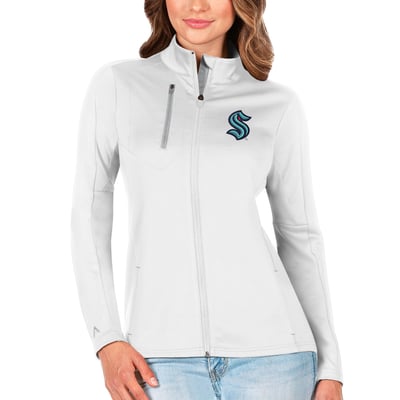 Seattle Kraken Antigua Women's Generation Full-Zip Jacket - White