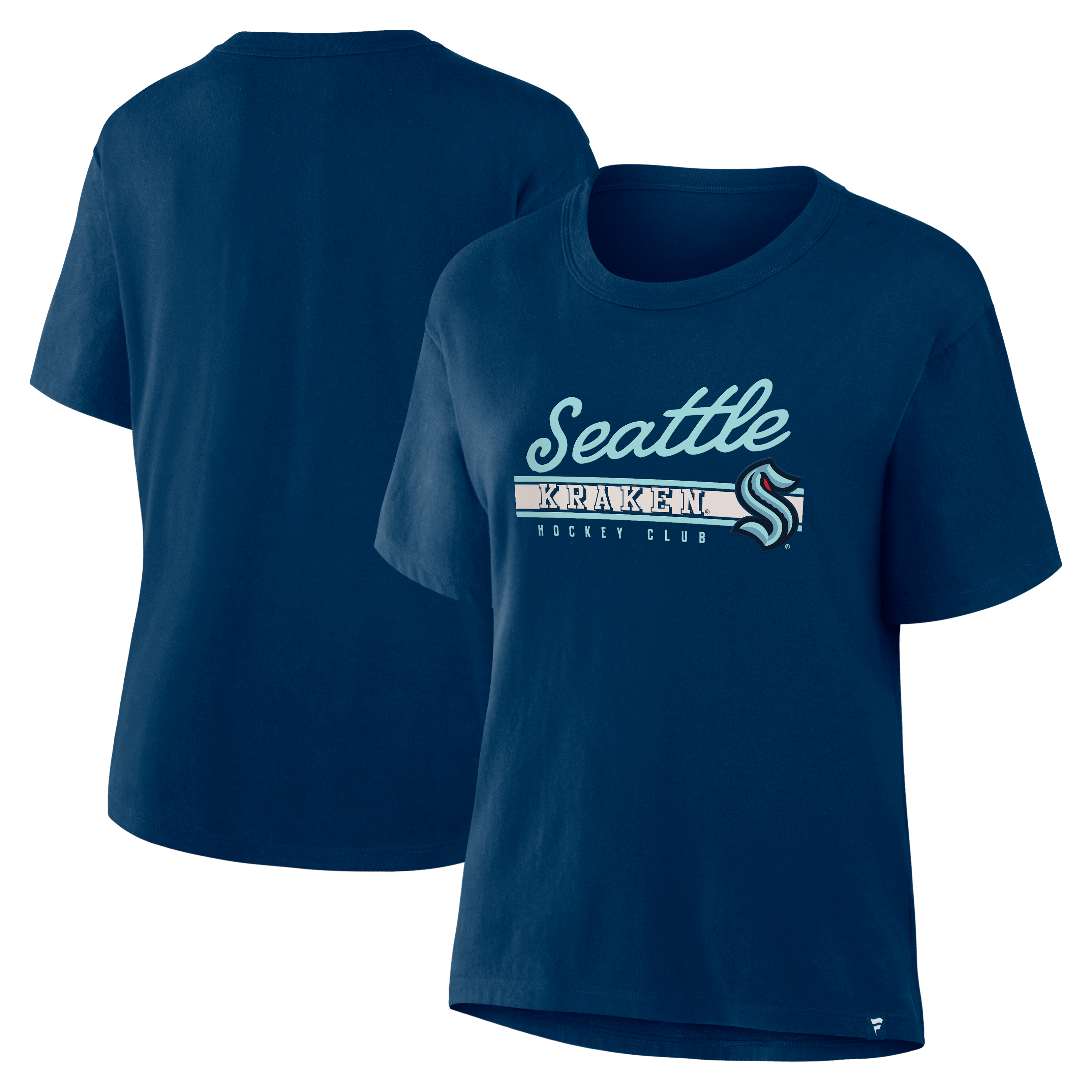 T-shirt premium Legacy Seattle Kraken Hometown bleu profond pour femmes de Fanatics