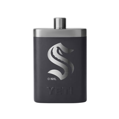 Seattle Kraken YETI Gray 7oz. Flask
