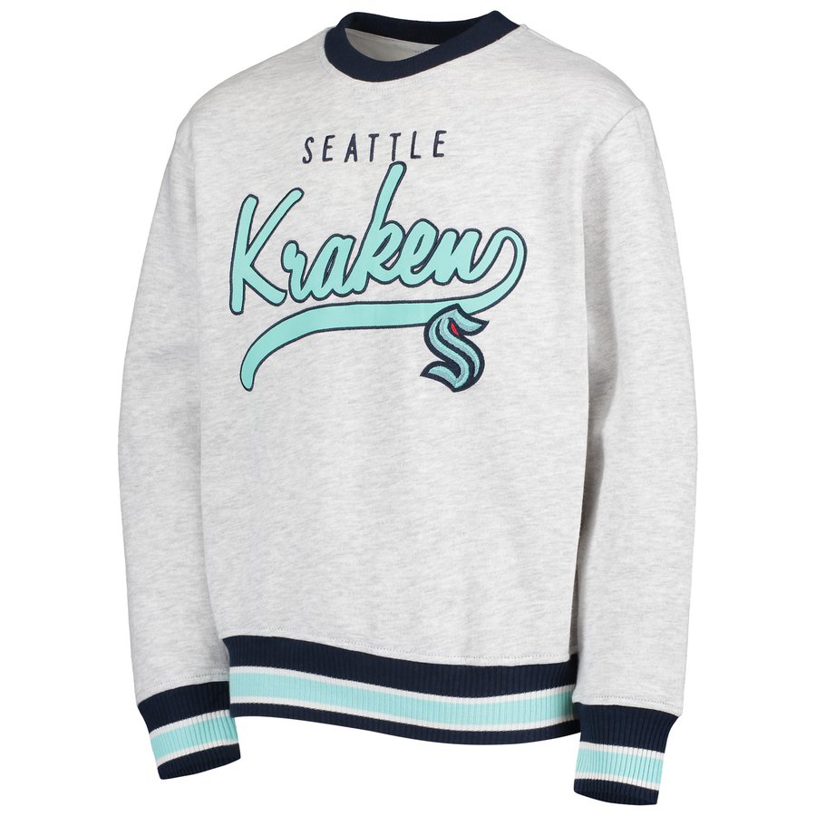 Seattle Kraken ANCHOR Retro Style NHL Crewneck Sweatshirt
