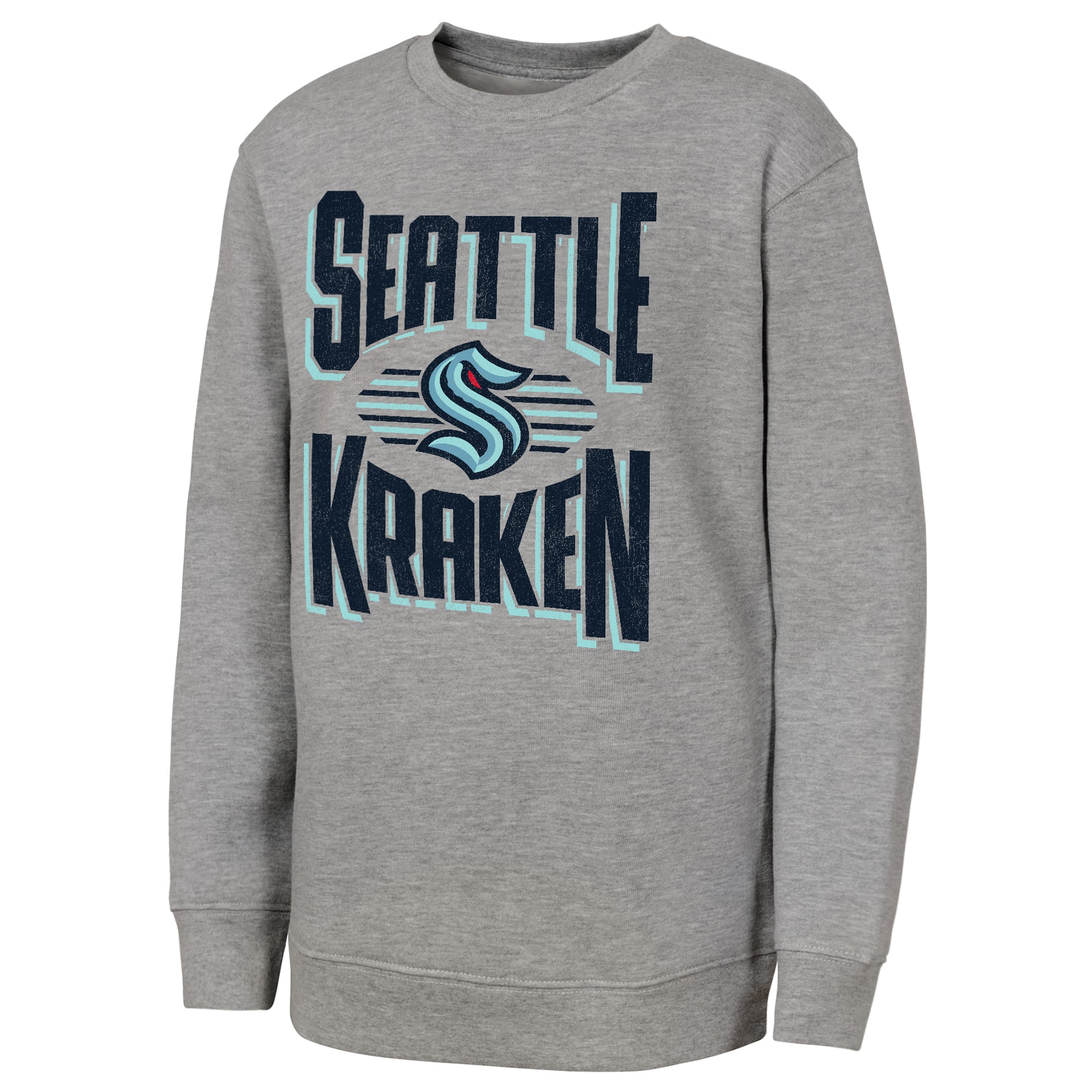 Sweat-shirt gris Youth Outerstuff Seattle Kraken Jet Stream