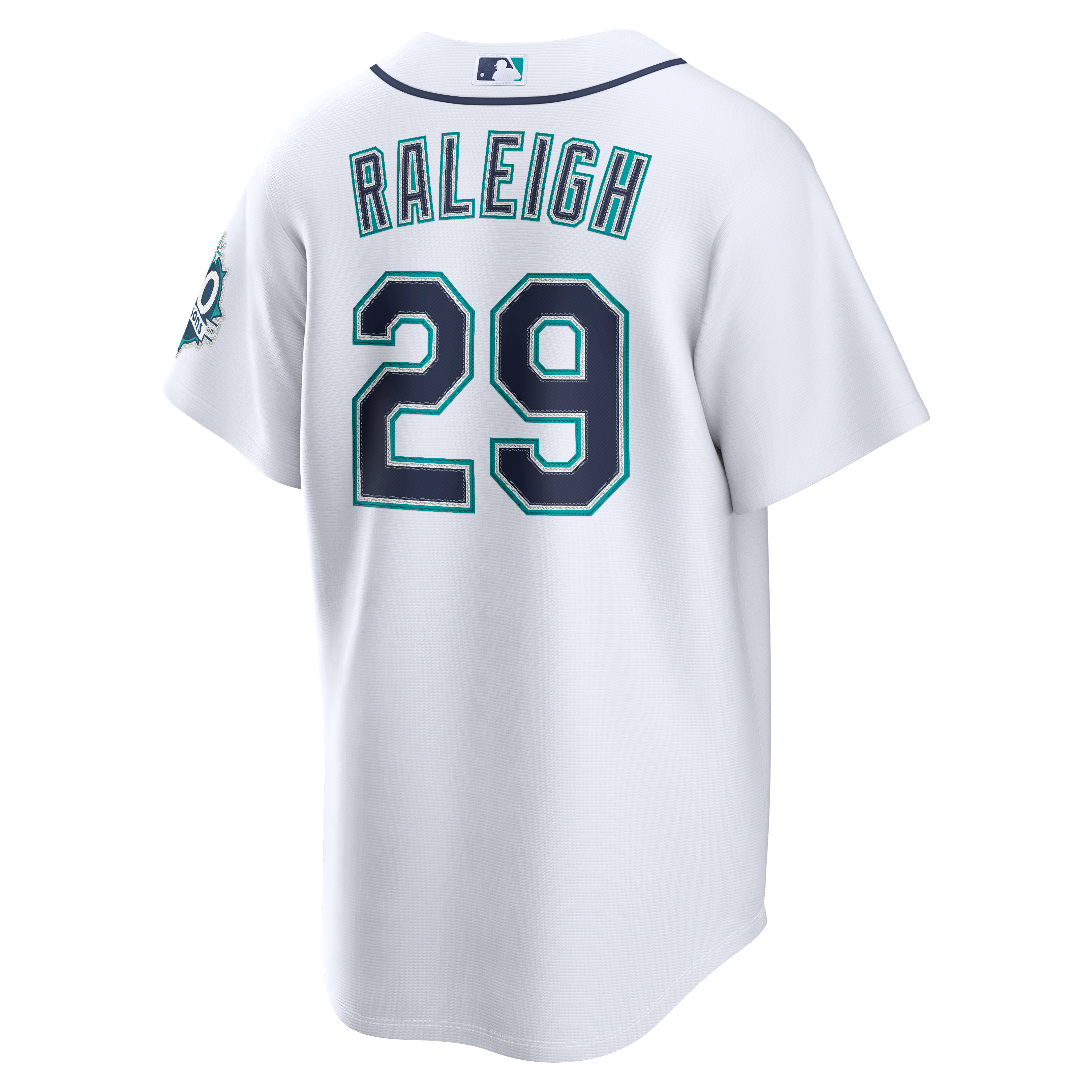 Maillot domicile Nike Cal Raleigh blanc des Mariners de Seattle pour homme