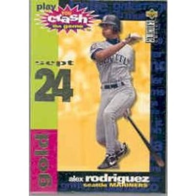 1995 Collector's Choice Crash the Game Gold #CG17C Alex Rodriguez 9/24