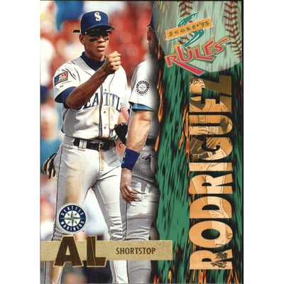 1995 Score Rules #SR5 Alex Rodriguez