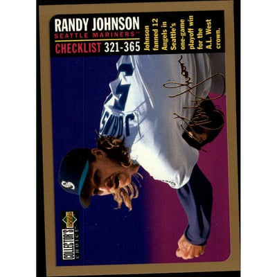 1996 Collector's Choice Gold Signature #365 Randy Johnson CL