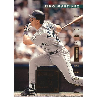 1996 Donruss Press Proofs #43 Tino Martinez
