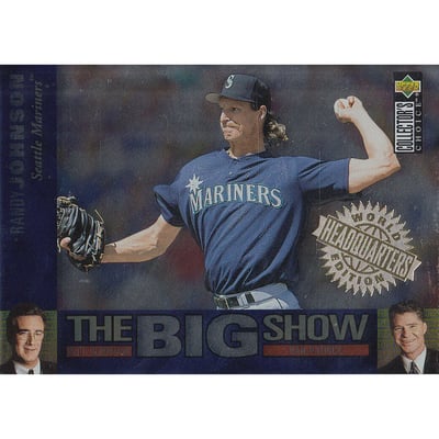 1997 Collector's Choice The Big Show World Headquarters #44 Randy Johnson