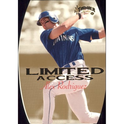 1998 Circa Thunder Limited Access #13 Alex Rodriguez