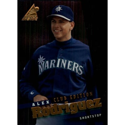 1998 Pinnacle Inside Club Edition #3 Alex Rodriguez