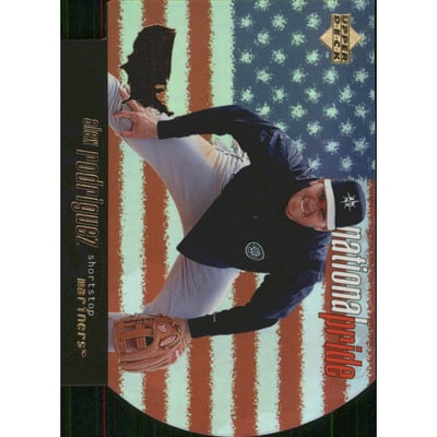 1998 Upper Deck National Pride #NP38 Alex Rodriguez