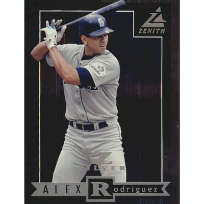 1998 Zenith Z-Silver #16 Alex Rodriguez