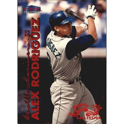 1999 Fleer Tradition Warning Track #9 Alex Rodriguez
