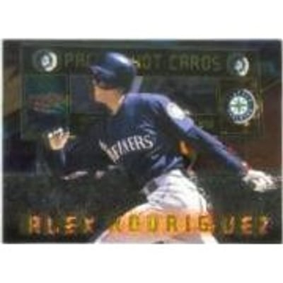 1999 Pacific Hot Cards #1 Alex Rodriguez