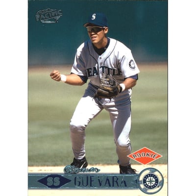 1999 Pacific Platinum Blue #397 Giomar Guevara