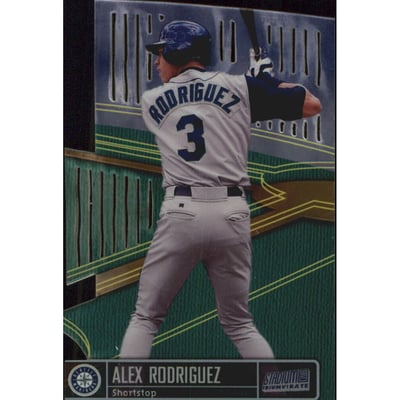 1999 Stadium Club Triumvirate Luminous #T3C Alex Rodriguez