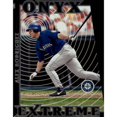 2000 Stadium Club Onyx Extreme Die Cuts #OE6 Alex Rodriguez