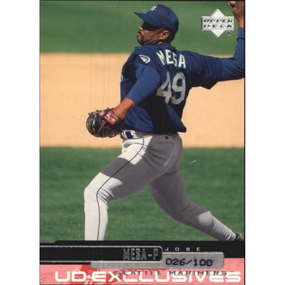 2000 Upper Deck Exclusives Silver #238 Jose Mesa