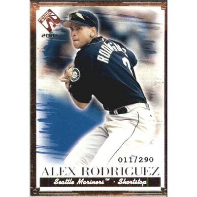 2001 Private Stock Silver Portraits #112 Alex Rodriguez