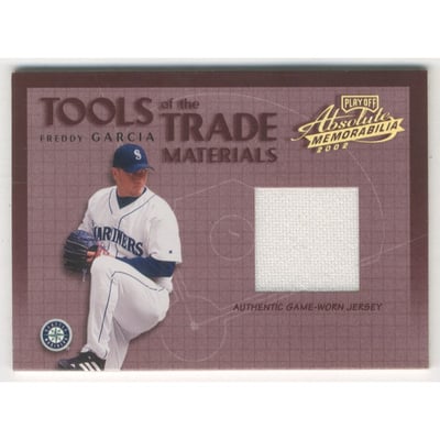 2002 Absolute Memorabilia Tools of the Trade Materials #TT16 Freddy Garcia Jsy