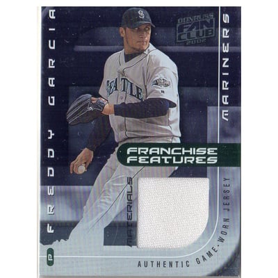2002 Donruss Best of Fan Club Franchise Features Materials #FF25 Freddy Garcia Jsy